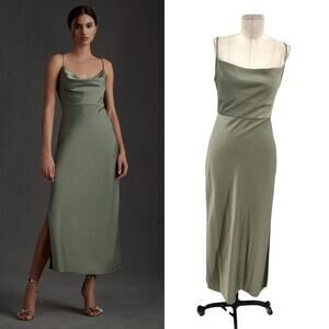 madeline sleeveless v-neck cutout a-line taffeta midi dress Madeline Sleeveless V-Neck Cutout A-Line Taffeta M
